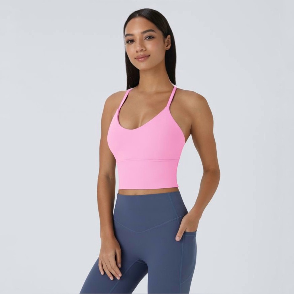 HALARA Softlyzero Plush Crisscross Cut Out Crop Top